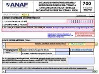 Declaratia 700 2020 ANAF