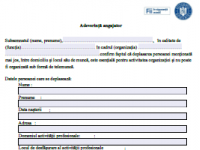 Declarația pe propria răspundere / adeverință angajator on line